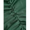 imageMakeMeChic Womens Halter Top Y2K Lace V Neck Ruched Low Cut Halter Tank Tops Camisole TopsGreen