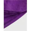 imageMakeMeChic Womens Halter Top Y2K Lace V Neck Ruched Low Cut Halter Tank Tops Camisole TopsViolet Purple