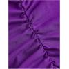 imageMakeMeChic Womens Halter Top Y2K Lace V Neck Ruched Low Cut Halter Tank Tops Camisole TopsViolet Purple