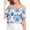 Blue and White