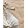 imageMakeMeChic Womens Halter Tops Slit Twist Front Backless Cute Summer Tank TopBeige