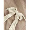 imageMakeMeChic Womens Halter Tops Slit Twist Front Backless Cute Summer Tank TopBuckle Apricot