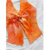 imageMakeMeChic Womens Halter Tops Slit Twist Front Backless Cute Summer Tank TopOrange