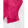 imageMakeMeChic Womens Halter Tops Slit Twist Front Backless Cute Summer Tank TopRed Violet