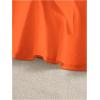imageMakeMeChic Womens Smocked Peplum Crop Top V Neck Tie Front Boho Sleeveless Shirred CamiOrange
