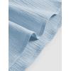 imageMakeMeChic Womens Casual Bow Back Spaghetti Strap Cami Tops Sleeveless Ruffle Summer CamisoleLight Blue