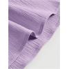 imageMakeMeChic Womens Casual Bow Back Spaghetti Strap Cami Tops Sleeveless Ruffle Summer CamisoleLilac Purple