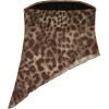 imageMakeMeChic Womens Cheetah Print Tube Top Y2k Strapless Mesh Leopard Print TopsBrown