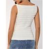 imageMakeMeChic Womens Vest Top Trendy Button Up Tank Tops Asymmetrical Y2k Going Out TopApricot