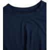 imageMakeMeChic Womens Summer Crop Top Solid Short Sleeve Twist Front Tee TShirtBlue C
