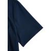 imageMakeMeChic Womens Summer Crop Top Solid Short Sleeve Twist Front Tee TShirtBlue C