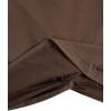 imageMakeMeChic Womens Summer Crop Top Solid Short Sleeve Twist Front Tee TShirtCoffee Brown