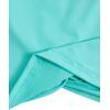 imageMakeMeChic Womens Summer Crop Top Solid Short Sleeve Twist Front Tee TShirtGreen Blue