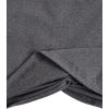 imageMakeMeChic Womens Summer Crop Top Solid Short Sleeve Twist Front Tee TShirtGrey C