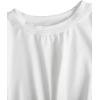 imageMakeMeChic Womens Summer Crop Top Solid Short Sleeve Twist Front Tee TShirtWhite