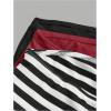 imageMakeMeChic Womens 3 Pcs Y2k Leopard Print Tube Tops Strapless Cheetah Print Crop TopStriped Red Black