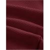 imageMakeMeChic Womens Off The Shoulder Tops Twist Front Going Out Tops Y2k Asymmetrical Crop TopsBurgundy