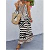 imageMakeMeChic Womens Boho Maxi Dress Halter Backless Casual Dresses Summer Long DressesMulticolor