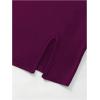 imageMakeMeChic Womens Strapless Dress Y2K Short Split Bodycon Mini Tube Party DressesRed Violet