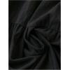 imageMakeMeChic Womens Strapless Tube Dress Tie Front Ruffle Shirred A Line Mini DressesBlack