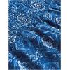 imageMakeMeChic Womens Strapless Bandeau Dress Mini Boho Ruffle Shirred Short DressesBlue