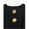 imageMakeMeChic Womens Vest Top Sleeveless Blazer Split Hem Button Down Dressy Suit Vest Outerwear WaistcoatBlack a