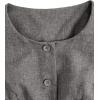 imageMakeMeChic Womens Vest Top Sleeveless Blazer Split Hem Button Down Dressy Suit Vest Outerwear WaistcoatDark Grey