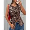 imageMakeMeChic Womens Vest Top Sleeveless Blazer Split Hem Button Down Dressy Suit Vest Outerwear WaistcoatKhaki