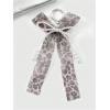 imageMakeMeChic Womens Y2K Bow Keychain Bag Charm Ribbon Metal Retro AccessoriesCoffee Brown