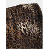 imageMakeMeChic Womens Leopard Print Strapless Short Tube Dress Ruffle Tiered A Line Mini DressesLeopard Multi