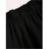 imageMakeMeChic Womens 2 Piece Outfit Shirred Tie Front Sleeveless Bandeau Summer Tube Top and Wide Leg Shorts SetBlack