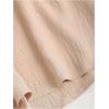 imageMakeMeChic Womens 2 Piece Outfit Shirred Tie Front Sleeveless Bandeau Summer Tube Top and Wide Leg Shorts SetKhaki