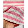 imageMakeMeChic Womens 2 Piece Summer Outfit Striped Crew Neck Tank Crop Top and Mini Shorts SetPink