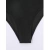 imageMakeMeChic Womens Casual High Waist Solid Bikini Bottoms Swim PantiesBlack C