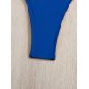 imageMakeMeChic Womens Casual High Waist Solid Bikini Bottoms Swim PantiesBlue a