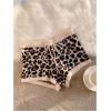 imageMakeMeChic Womens Crochet Knit Mini Shorts Micro Pajama Fuzzy ShortsBrown
