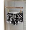imageMakeMeChic Womens Crochet Knit Mini Shorts Micro Pajama Fuzzy ShortsGrey