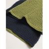 imageMakeMeChic Womens Crochet Wide Leg Pants Tie Waist Colorblock Hollow Out Trousers Knit Baggy Y2K TrousersBlue