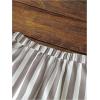 imageMakeMeChic Womens Striped Elastic Waist Button Pocket Loose Capris Trousers PantsKhaki
