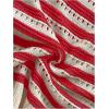 imageMakeMeChic Womens Striped Shorts Set Two Piece Outfits Knit Crochet Tank Top Matching SetRed White