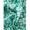 imageMakeMeChic Womens Triangle Thong Bikini Sets High Cut Swimsuit Bathing Suit SwimwearGreen Floral