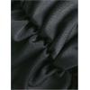 imageMakeMeChic Womens Two Piece Bikini Set Tie Side Ring Backless High Cut Bathing Suit SwimwearBlack