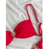 imageMakeMeChic Womens Two Piece Bikini Set Tie Side Ring Backless High Cut Bathing Suit SwimwearRed
