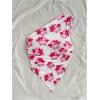 imageMakeMeChic Womens Floral One Shoulder Tank Top Ruched Asymmetrical Sleeveless Y2k TopsPink and White