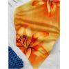 imageMakeMeChic Womens Floral One Shoulder Tank Top Ruched Asymmetrical Sleeveless Y2k TopsYellow a