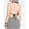 imageMakeMeChic Womens Halter Tops Y2k Going Out Cheetah Print TopBlack