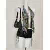 imageMakeMeChic Womens Halter Tops Y2k Going Out Cheetah Print TopBoho Blue
