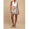 imageMakeMeChic Womens Wrap Skirt Skort Summer Linen Skirt Vacation Boho Mini Short SkirtsMulticolor