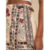 imageMakeMeChic Womens Wrap Skirt Skort Summer Linen Skirt Vacation Boho Mini Short SkirtsMulticolor