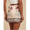 imageMakeMeChic Womens Wrap Skirt Skort Summer Linen Skirt Vacation Boho Mini Short SkirtsMulticolor